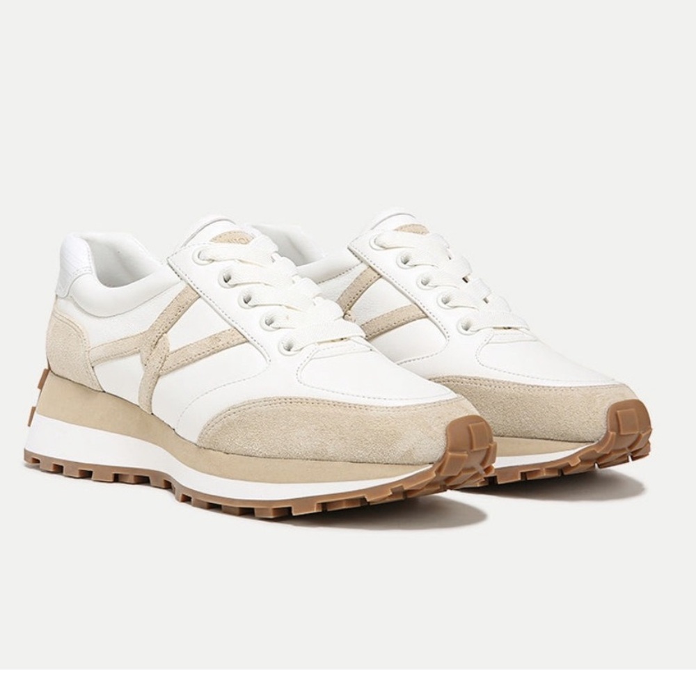 Veronica Beard Valentina Sneaker in Ecru Size 10